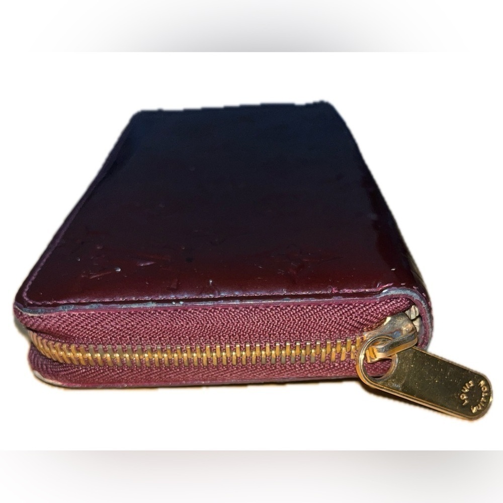 Louis Vuitton Monogram Vernis Zip Around Long Wallet, Purple - Picture 5 of 10